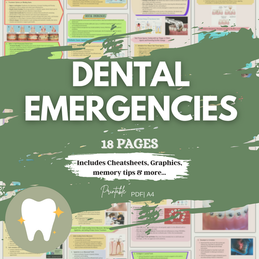 Dental Emergencies| 18 Pages| 10 Topics