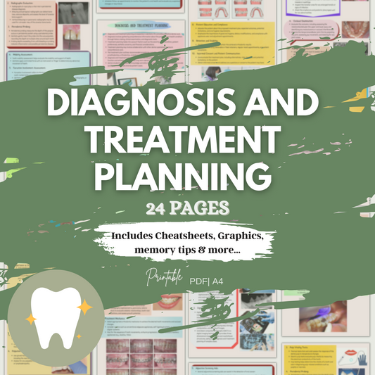 Diagnosis and Treatment Planning | 24 Pages| 11 Topics