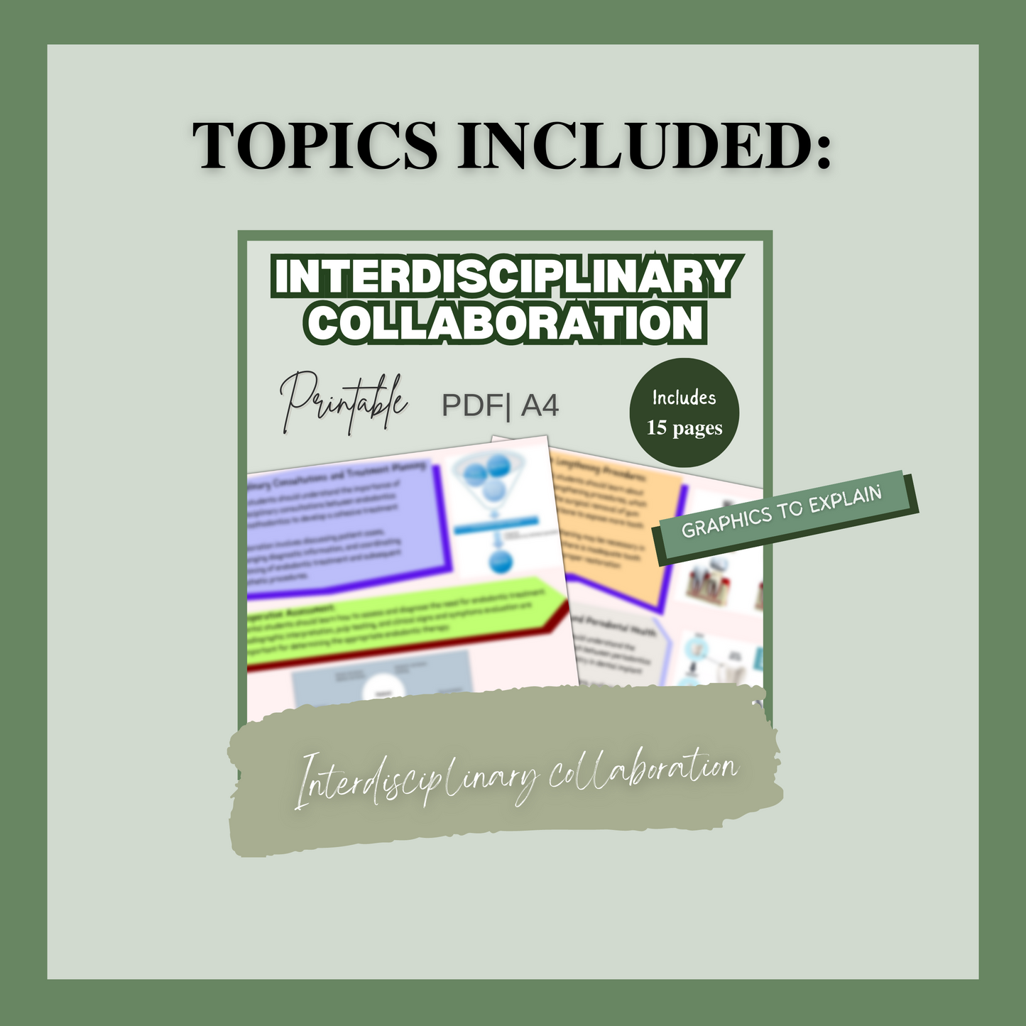 Interdisciplinary collaboration | 15 Pages| 5 Topics